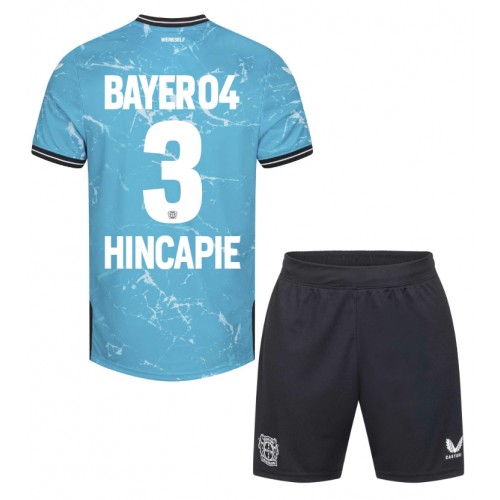 Bayer Leverkusen Piero Hincapie #3 Rezervni Dres za djecu 2023-24 Kratak Rukav (+ Kratke hlače)